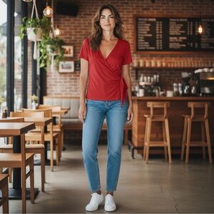 J. Crew Side Tie Shirt - L